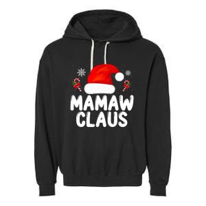 Santa Claus Costume Christmas Holiday Humor Mamaw Claus Great Gift Garment-Dyed Fleece Hoodie