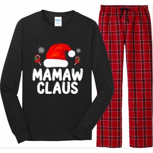 Santa Claus Costume Christmas Holiday Humor Mamaw Claus Great Gift Long Sleeve Pajama Set