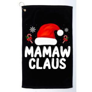 Santa Claus Costume Christmas Holiday Humor Mamaw Claus Great Gift Platinum Collection Golf Towel