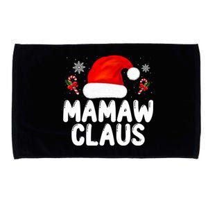 Santa Claus Costume Christmas Holiday Humor Mamaw Claus Great Gift Microfiber Hand Towel