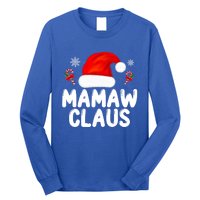 Santa Claus Costume Christmas Holiday Humor Mamaw Claus Great Gift Long Sleeve Shirt