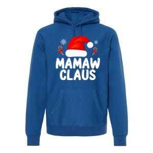 Santa Claus Costume Christmas Holiday Humor Mamaw Claus Great Gift Premium Hoodie