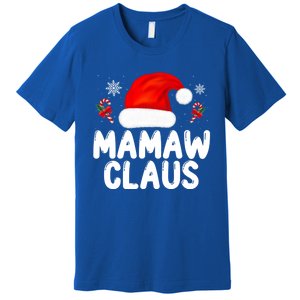 Santa Claus Costume Christmas Holiday Humor Mamaw Claus Great Gift Premium T-Shirt