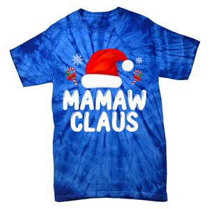 Santa Claus Costume Christmas Holiday Humor Mamaw Claus Great Gift Tie-Dye T-Shirt