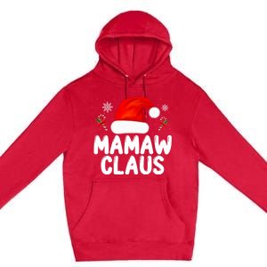 Santa Claus Costume Christmas Holiday Humor Mamaw Claus Great Gift Premium Pullover Hoodie