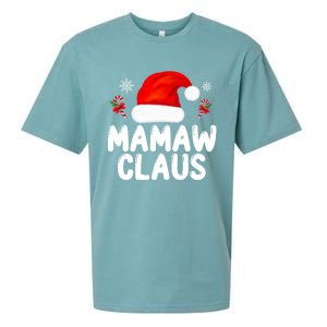 Santa Claus Costume Christmas Holiday Humor Mamaw Claus Great Gift Sueded Cloud Jersey T-Shirt