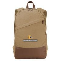 Squirt Click Click We CanT Expect God To Do All The Work Cotton Canvas Backpack