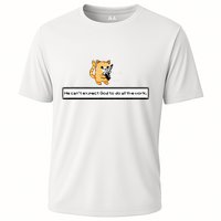 Squirt Click Click We CanT Expect God To Do All The Work Performance Shirt