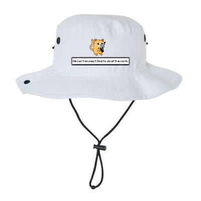 Squirt Click Click We CanT Expect God To Do All The Work Bucket Hat