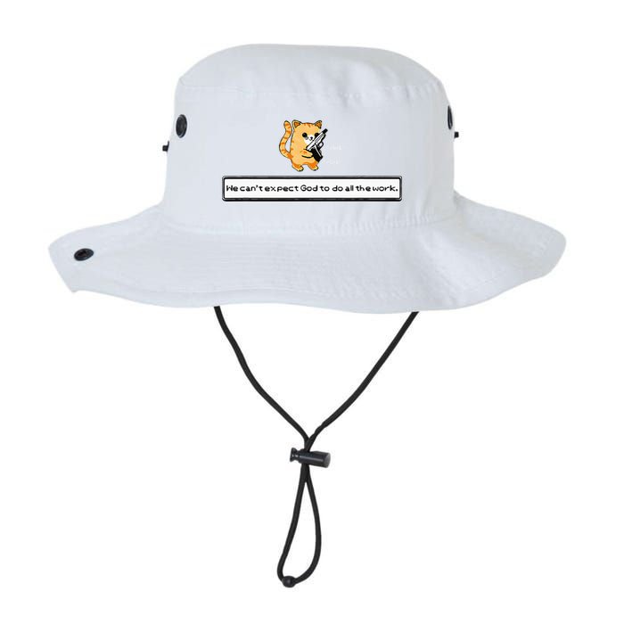 Squirt Click Click We CanT Expect God To Do All The Work Bucket Hat