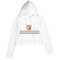 Squirt Click Click We CanT Expect God To Do All The Work Crop Fleece Hoodie