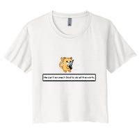 Squirt Click Click We CanT Expect God To Do All The Work Crop Top
