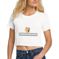 Squirt Click Click We CanT Expect God To Do All The Work Crop Top