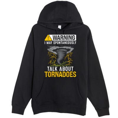 Storm Chaser Costume Tornado For Boy Meteorologist Tornado Premium Pullover Hoodie