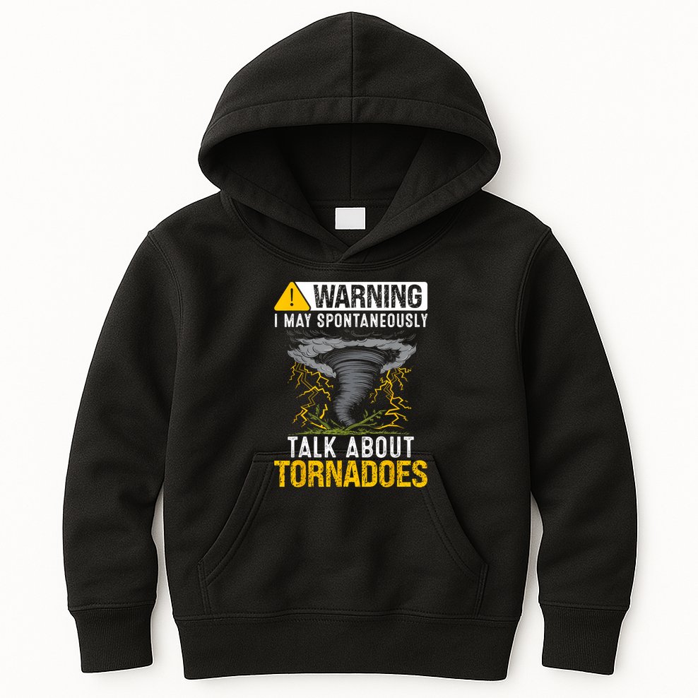 Storm Chaser Costume Tornado For Boy Meteorologist Tornado Kids Hoodie