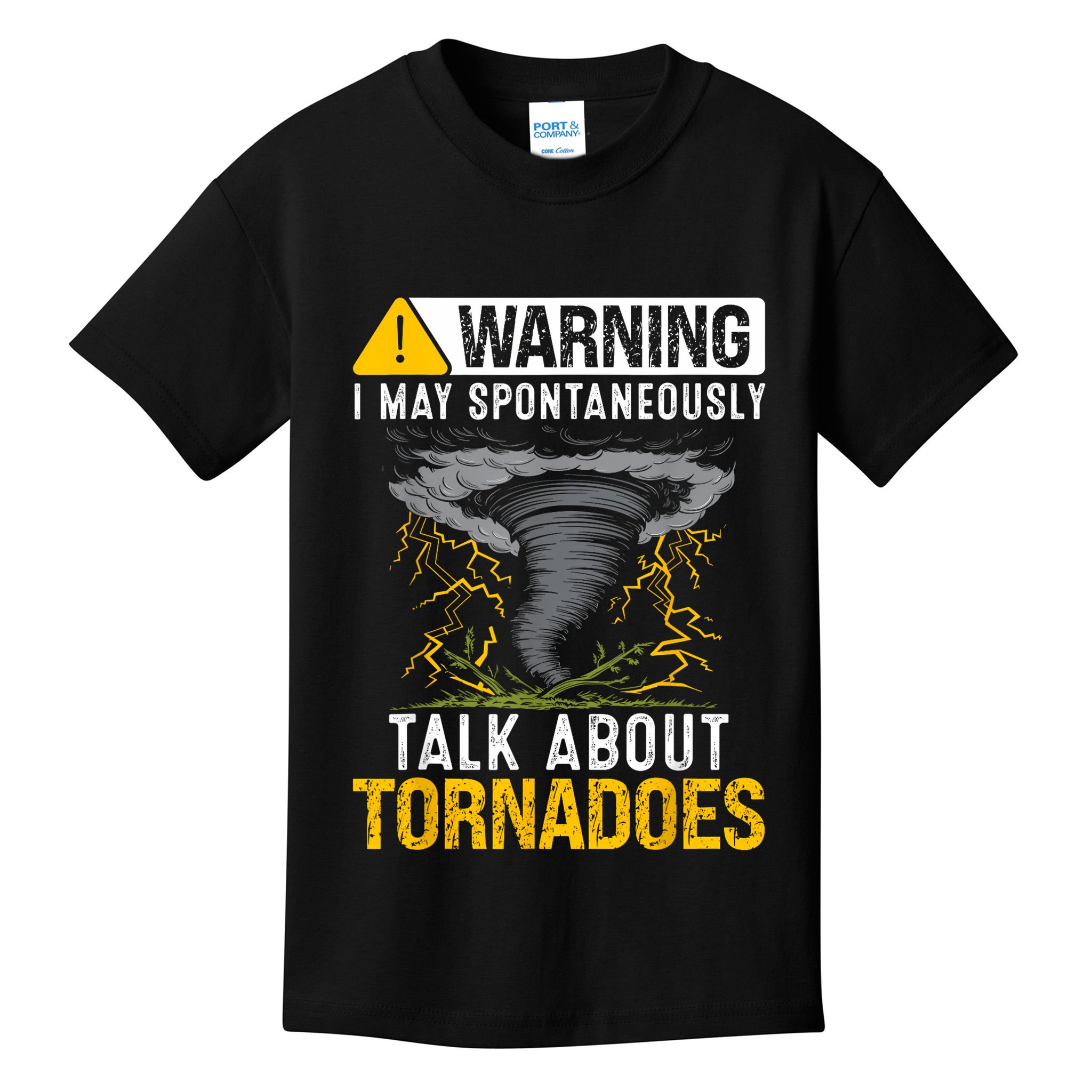 Storm Chaser Costume Tornado For Boy Meteorologist Tornado Kids T-Shirt