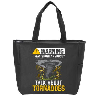 Storm Chaser Costume Tornado For Boy Meteorologist Tornado Zip Tote Bag
