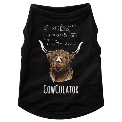 Scottisch Cow Cowculator Scottish Highland Cattle Doggie Tank