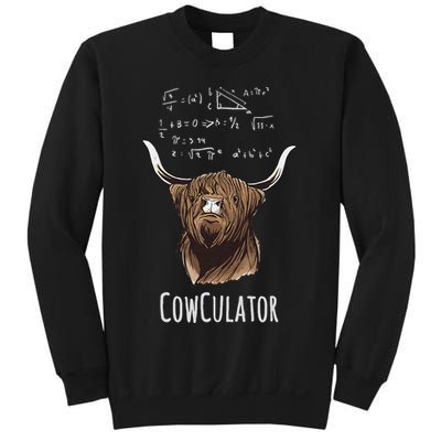 Scottisch Cow Cowculator Scottish Highland Cattle Sweatshirt