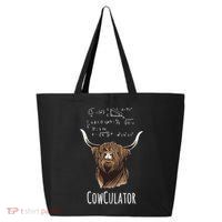 Scottisch Cow Cowculator Scottish Highland Cattle 25L Jumbo Tote