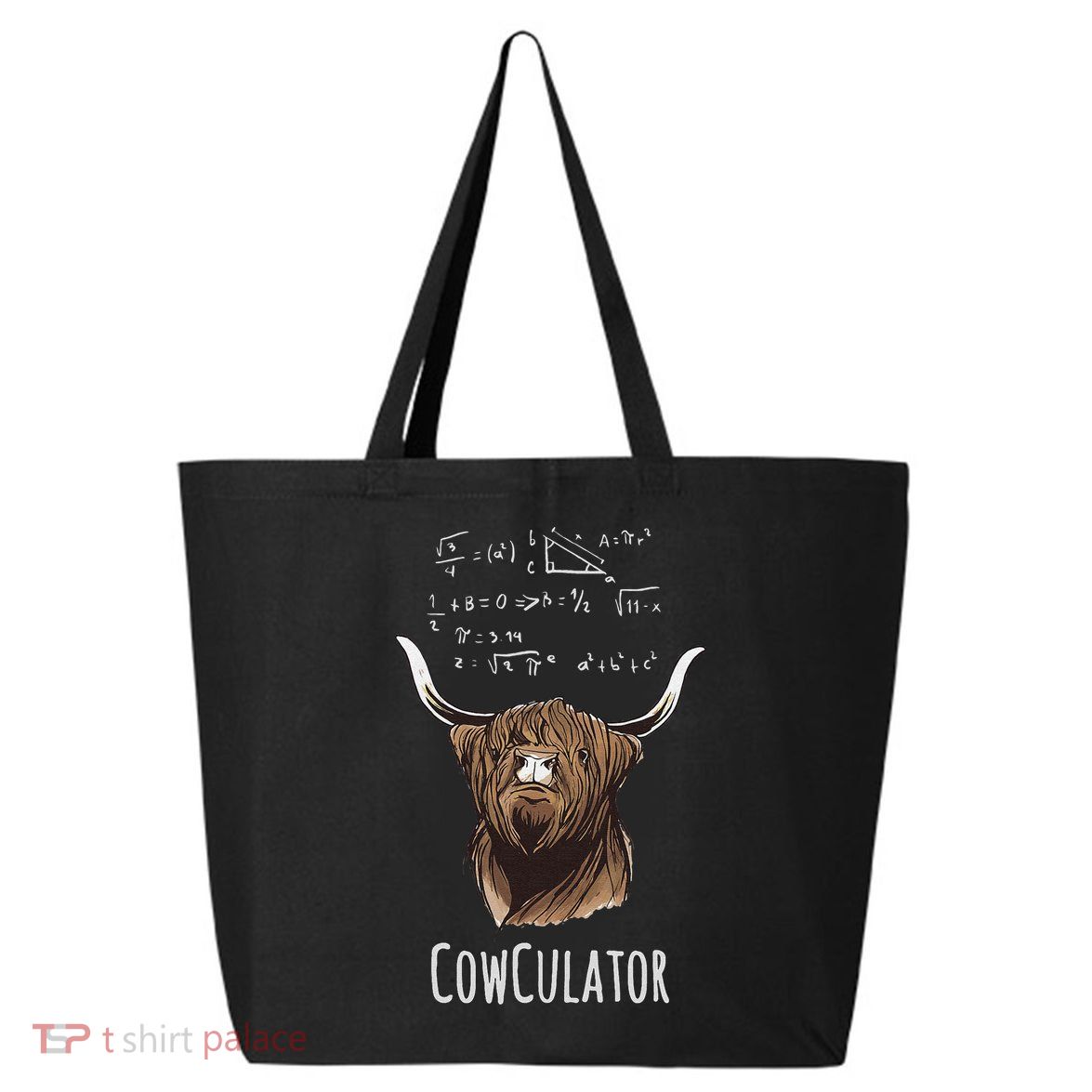 Scottisch Cow Cowculator Scottish Highland Cattle 25L Jumbo Tote