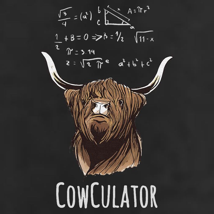 Scottisch Cow Cowculator Scottish Highland Cattle Trucker Hat