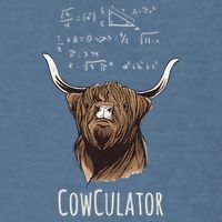Scottisch Cow Cowculator Scottish Highland Cattle Garment-Dyed Sweatshirt