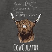 Scottisch Cow Cowculator Scottish Highland Cattle Vector Backpack