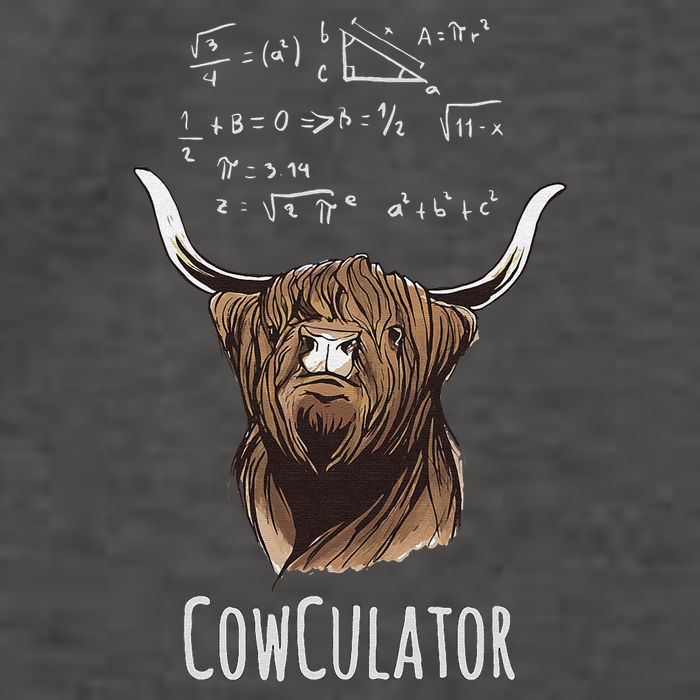 Scottisch Cow Cowculator Scottish Highland Cattle Vector Backpack