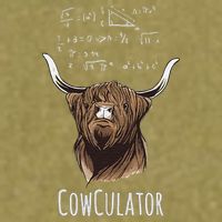 Scottisch Cow Cowculator Scottish Highland Cattle Garment-Dyed Women's Muscle Tee