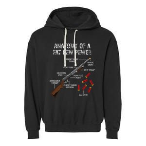 Sporting Clays Clay Target Shooting Trap Shooting Shotgun Garment-Dyed Fleece Hoodie