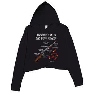 Sporting Clays Clay Target Shooting Trap Shooting Shotgun Crop Fleece Hoodie