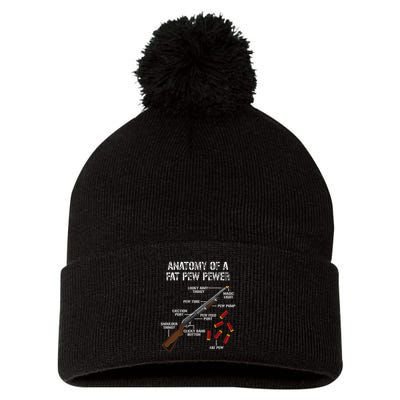 Sporting Clays Clay Target Shooting Trap Shooting Shotgun Pom Pom 12in Knit Beanie
