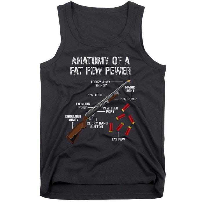 Sporting Clays Clay Target Shooting Trap Shooting Shotgun Tank Top