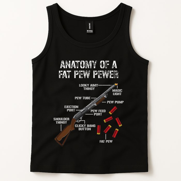Sporting Clays Clay Target Shooting Trap Shooting Shotgun Tank Top