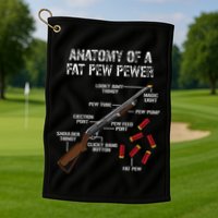 Sporting Clays Clay Target Shooting Trap Shooting Shotgun Golf Towel