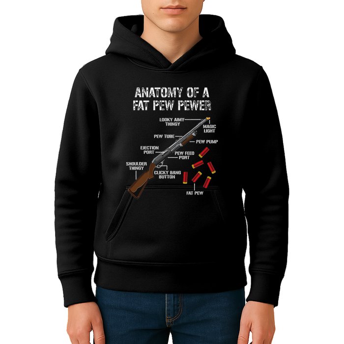 Sporting Clays Clay Target Shooting Trap Shooting Shotgun Kids Hoodie