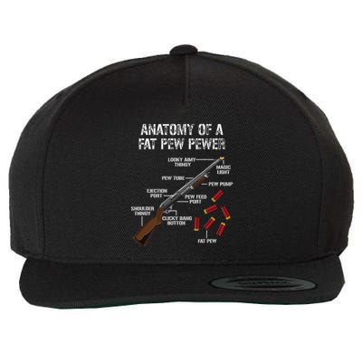Sporting Clays Clay Target Shooting Trap Shooting Shotgun Wool Snapback Cap