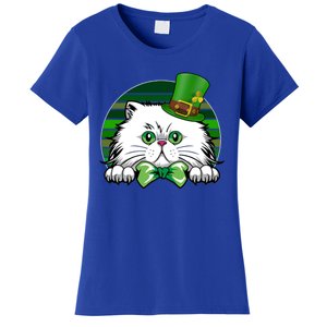 Saint Catrick's Catty's Cat St Patrick's Day Paddy's Gift Women's T-Shirt