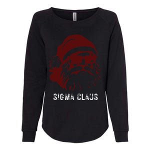 Sigma Claus Cool Santa Meme Rizzler Brainrot Christmas Womens California Wash Sweatshirt