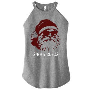 Sigma Claus Cool Santa Meme Rizzler Brainrot Christmas Women's Perfect Tri Rocker Tank