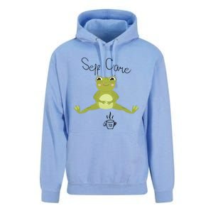 Self Care Cute Kawaii Frog Ing Tea Funny Frog Gift Unisex Surf Hoodie