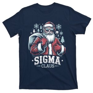 Sigma Claus Cool Santa Funny Christmas Riz Z Rizzler Meme T-Shirt