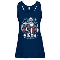 Sigma Claus Cool Santa Funny Christmas Riz Z Rizzler Meme Ladies Essential Flowy Tank