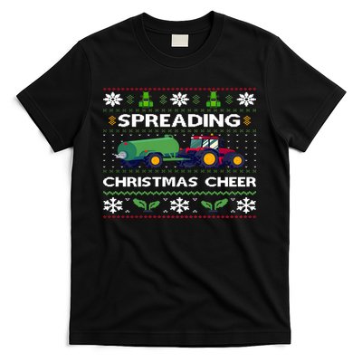 Spreading Christmas Cheer Farm Tractor Farmer T-Shirt