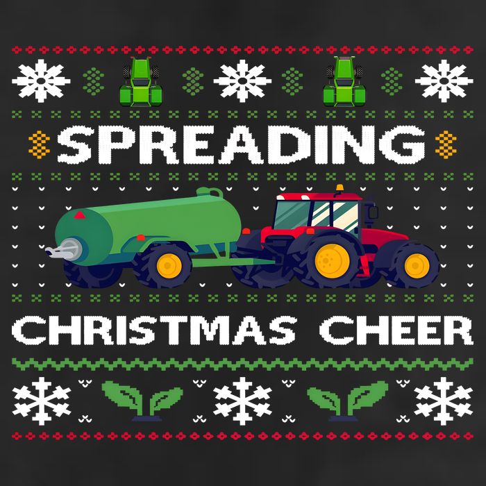 Spreading Christmas Cheer Farm Tractor Farmer Adult Drive Performance Visor