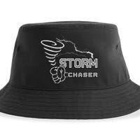 Storm Chaser Cool Electric Lightning Tornado Weather Sustainable Bucket Hat