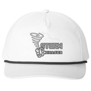 Storm Chaser Cool Electric Lightning Tornado Weather Snapback Five-Panel Rope Hat