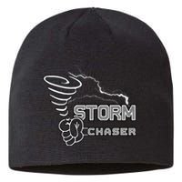 Storm Chaser Cool Electric Lightning Tornado Weather Sustainable Beanie