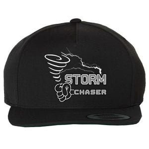 Storm Chaser Cool Electric Lightning Tornado Weather Wool Snapback Cap